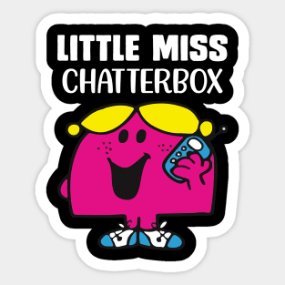 LITTLE MISS CHATTERBOX Sticker